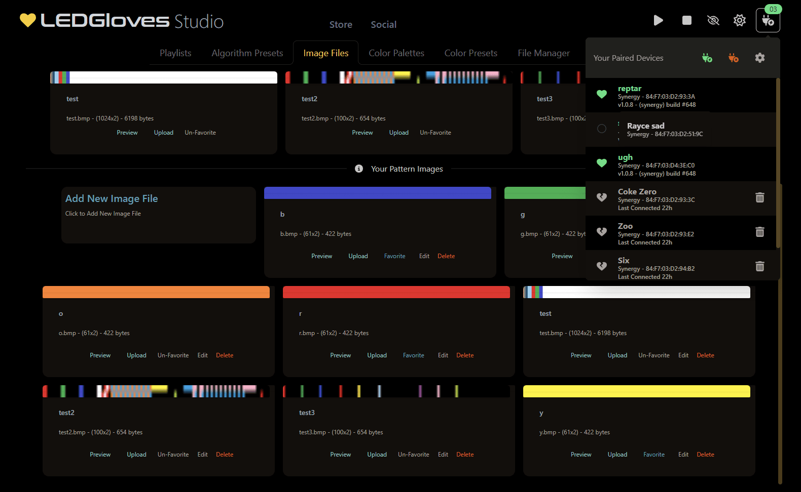 Edit, organize, and share Flashing Patterns